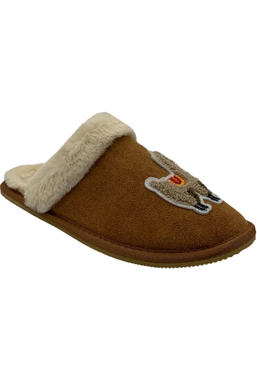 Soludos Suede Novelty Slippers Llama - Medium